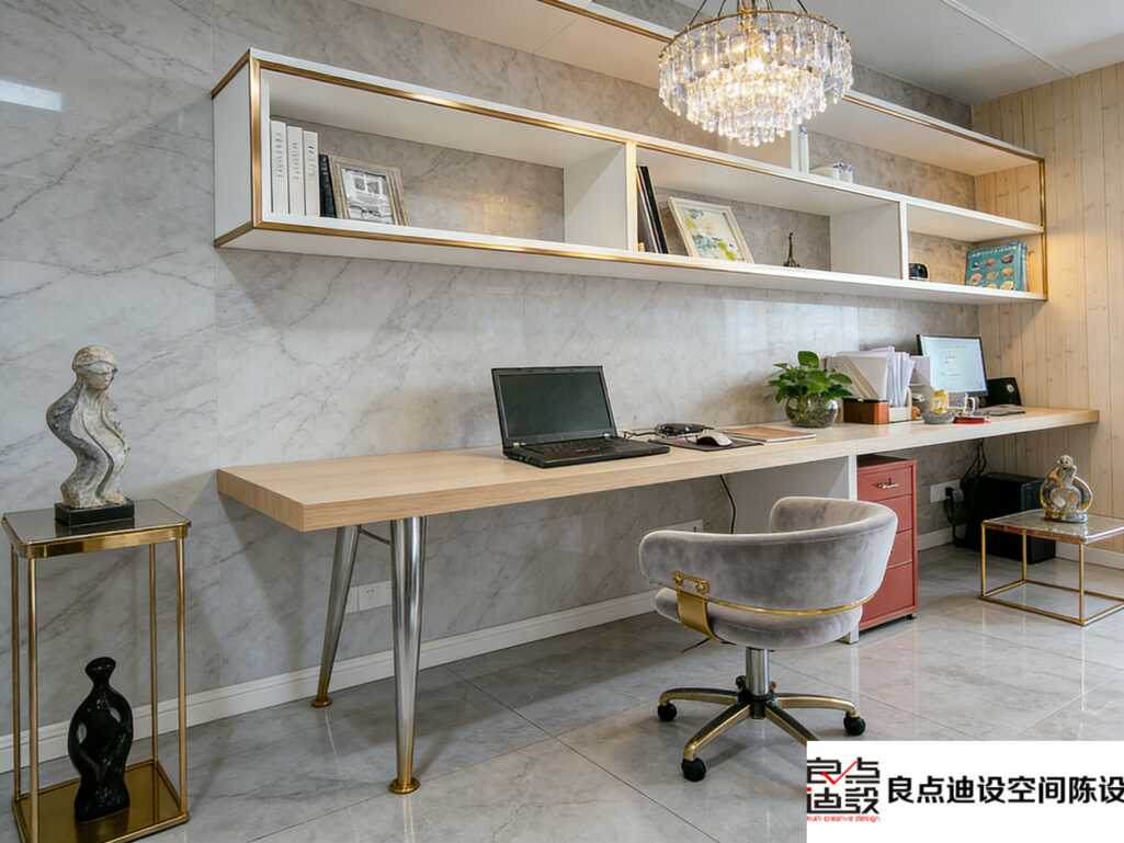 ✨现代轻奢风办公室|软装设计把高级感焊在工位上